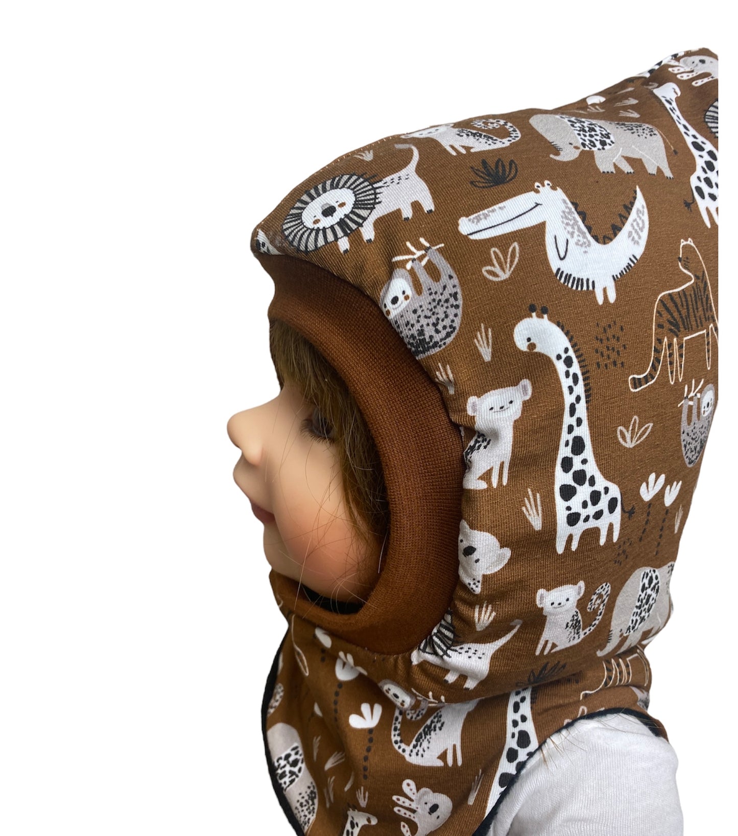 Safari balaclava brown