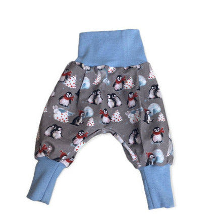 kinderhose pinguin grau 