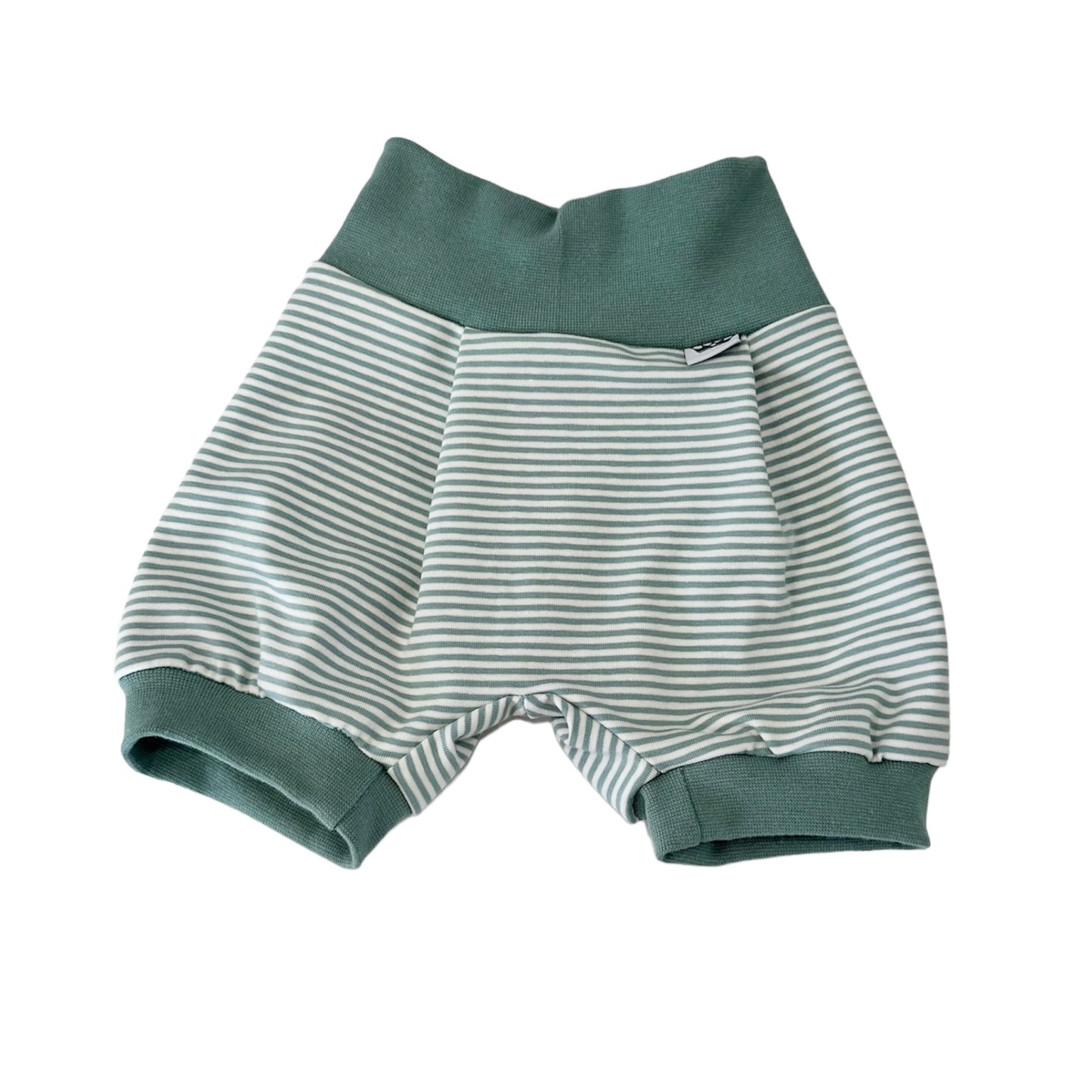 Pumpshorts Mint Streifen