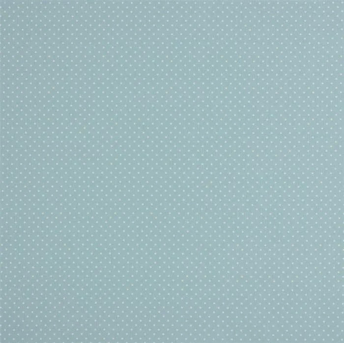 Baumwollpopeline Punkte Hellblau   (2mm) 0,5m