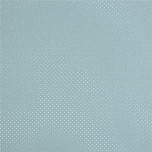 Baumwollpopeline Punkte Hellblau   (2mm) 0,5m